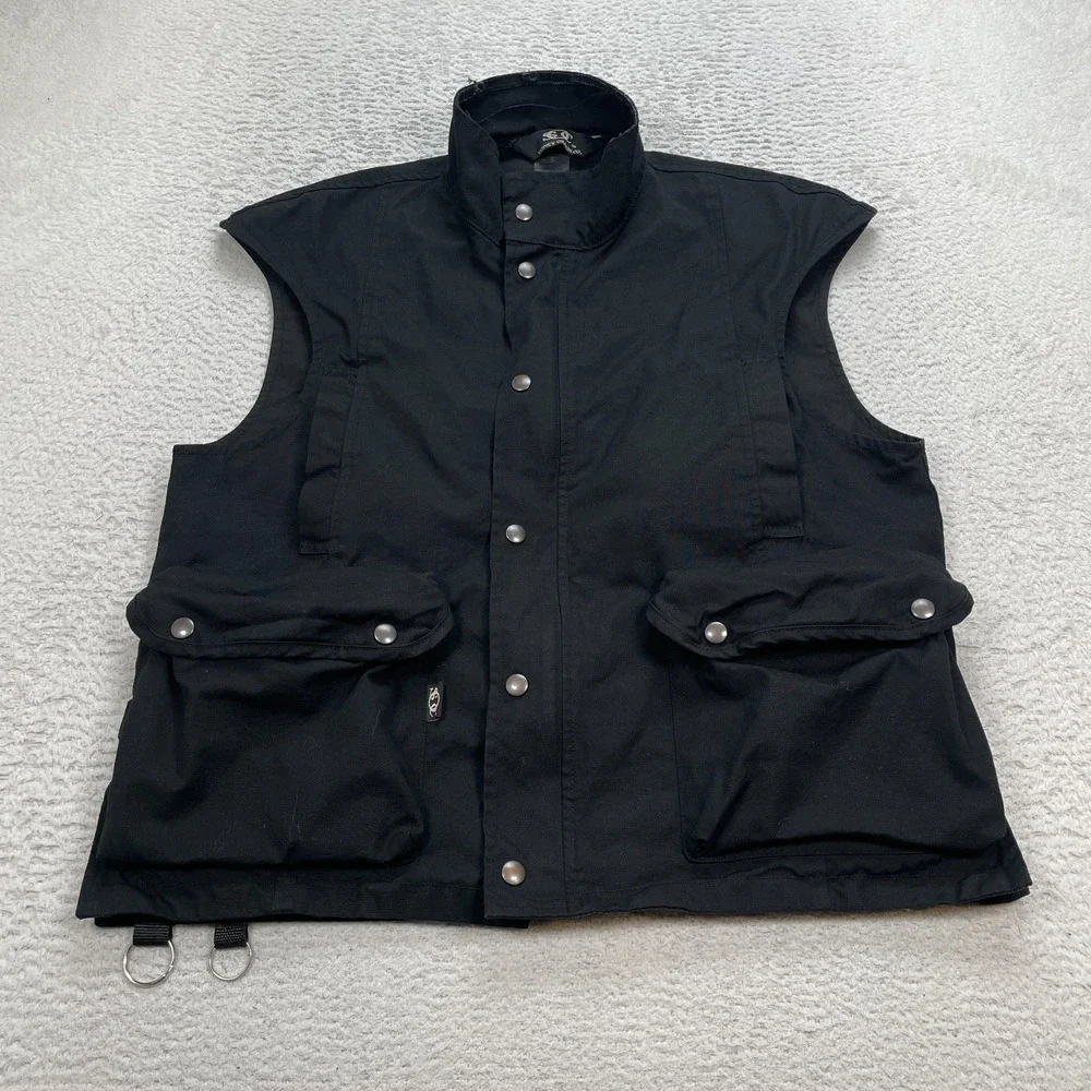 Sydney Oilskin Clothing Co. Vest Men's Size Small Button Up Full Zip FLAW